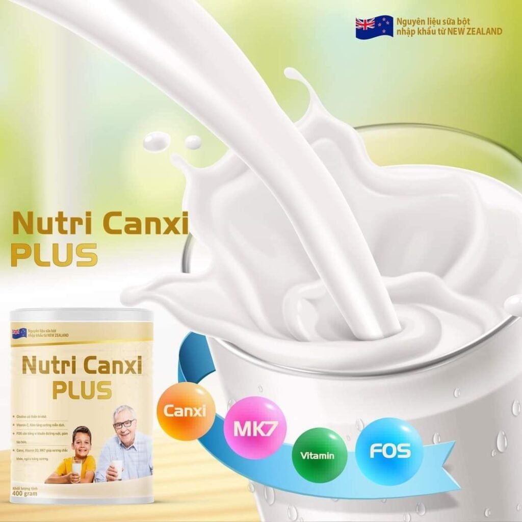 Sữa Nutri Canxi Plus 400g Bổ Sung Canxi Chống Loãng Xương