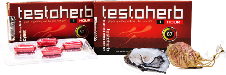 Testoherb 1hour - Tăng sức mạnh, khỏe tinh trùng - hinh 1