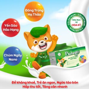 Sữa non thảo dược chùm ngây Babego - eshopkhoedep03