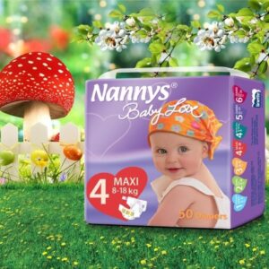 Tã dán Nannys Maxi L 50 (8-18kg) 50 Miếng/Bịch