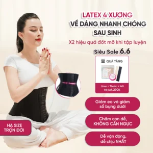 Gen đai nịt bụng latex slim 101 VIỆT CORSET