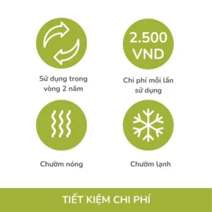 Túi Chườm Nóng Thảo Dược Hapaku Giảm Đau Lưng Hông - hinh 02