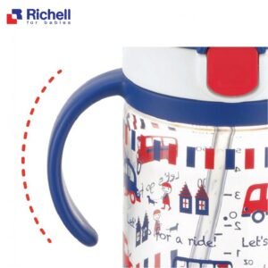Bình ống hút AQ Richell (200ml - Xanh) - hinh 04