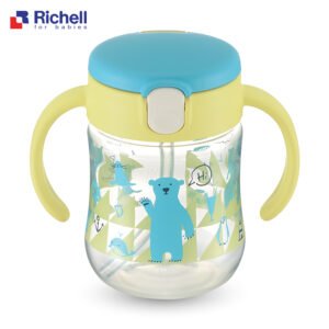Bình ống hút T L I Richell Vàng - hinh 01