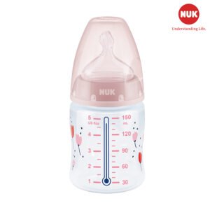 Bình sữa cảm biến nhiệt NUK PP 150ml núm ti silicone S1 -M - eshop03