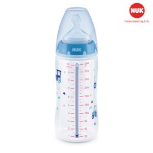 Bình sữa cảm biến nhiệt NUK PP 300ml - eshop06
