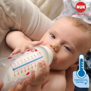 Bình sữa cảm biến nhiệt NUK PP 300ml - eshop07