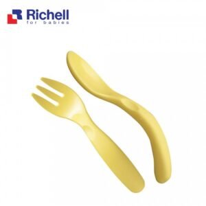 Bộ muỗng nĩa cong Richell - hinh 04