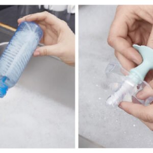 Chổi cọ bình và núm ty aBabymoov (Xanh) - hinh 06