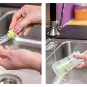Chổi cọ bình và núm ty Babymoov (Hồng) - hinh 08