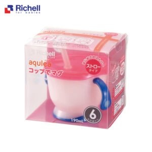 Cốc tập uống 3 giai đoạn Richell (Xanh) - hinh03
