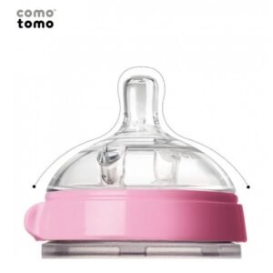 Bình sữa COMOTOMO 150ML - Màu hồng - hinh 03
