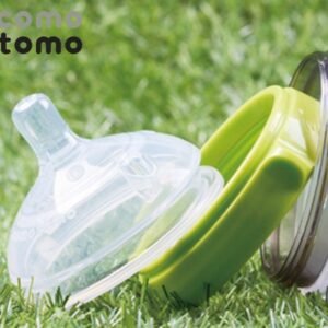 Comotomo - Bình Sữa Silicone 150ml - Xanh Lá - hinh 05