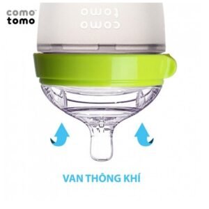 Comotomo - Bình Sữa Silicone 250ml - Xanh Lá - eshop04