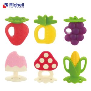 Gặm nướu silicone Richell (trái Bắp) - hinh 05
