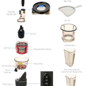 Máy ép chậm Kalite KL-550 - HINH 02