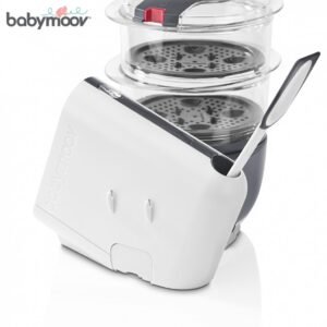 Máy xáy hấp đa năng Nutribaby 5in1 Plus Babymoov (Kem) - eshop08