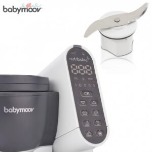 Máy xáy hấp đa năng Nutribaby 5in1 Plus Babymoov (ghi) - eshop03