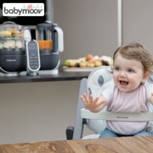 Máy xáy hấp đa năng Nutribaby 5in1 Plus Babymoov (ghi) - eshop05