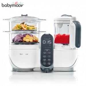 Máy xáy hấp đa năng Nutribaby 5in1 Plus Babymoov (Kem) - eshop01