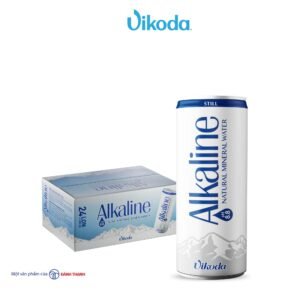 nước Khoáng Thiên Nhiên Vikoda Alkaline lon - hinh 01