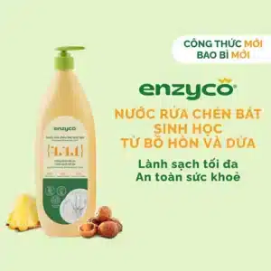 Nước Rửa Chén Bát Sinh Học ENZYCO 850ml - Hinh 01