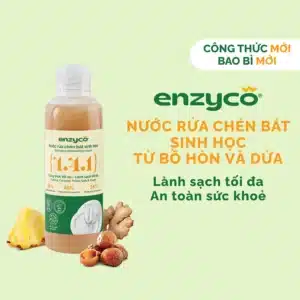 Nước rửa chén bát sinh học Enzyco 100ml - hinh 01