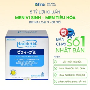 Men vi sinh Bifina Nhật Bản - Loại S 60 gói - Chính hãng