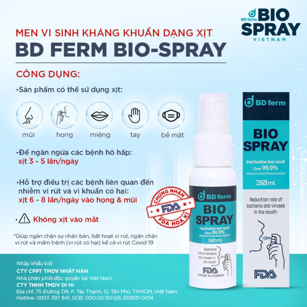 Xịt họng diệt khuẩn Bio Spray Hàn Quốc - hinh 05