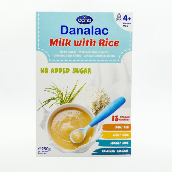 Bột Ăn Dặm DANALAC Vị Sữa Gạo (Hộp 250g) - hinh02