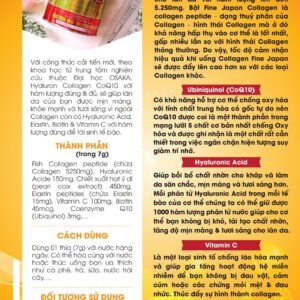 Bột uống Collagen & Hyaluron Q10 Fine Japan - hinh 06