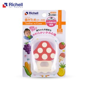 Gặm nướu silicone Richell có hộp (Cây nấm) - hinh 03