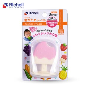 Gặm nướu silicone Richell có hộp (Que Kem) - hinh 04