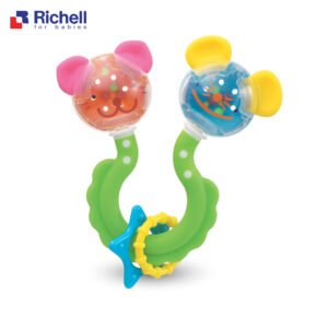 Gặm nướu xúc xắc Richell (Mèo và Chuột) - hinh -1