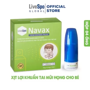 LiveSpo NAVAX - Dung dịch nước muối chứa bào từ lợi khuẩn - hinh 01