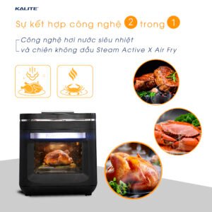 Nồi chiên không dầu KALITE STEAM X 15 Lít - hinh 04