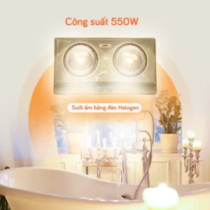 Đèn sưởi nhà tắm UNIE UE-122 - hinh 04