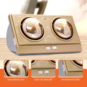 Đèn sưởi nhà tắm UNIE UE-122 - hinh 05