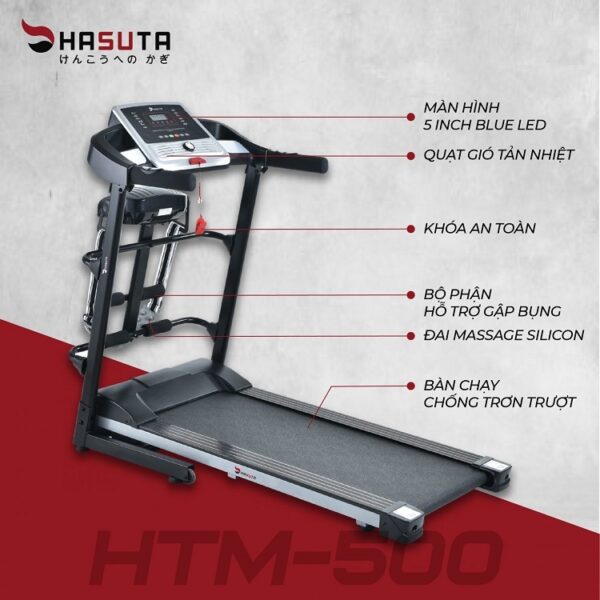 Máy chạy bộ đa năng HASUTA HTM- 500 - hinh 03