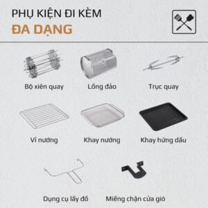 Nồi Chiên Không Dầu OLIVO AF15 - hinh 024