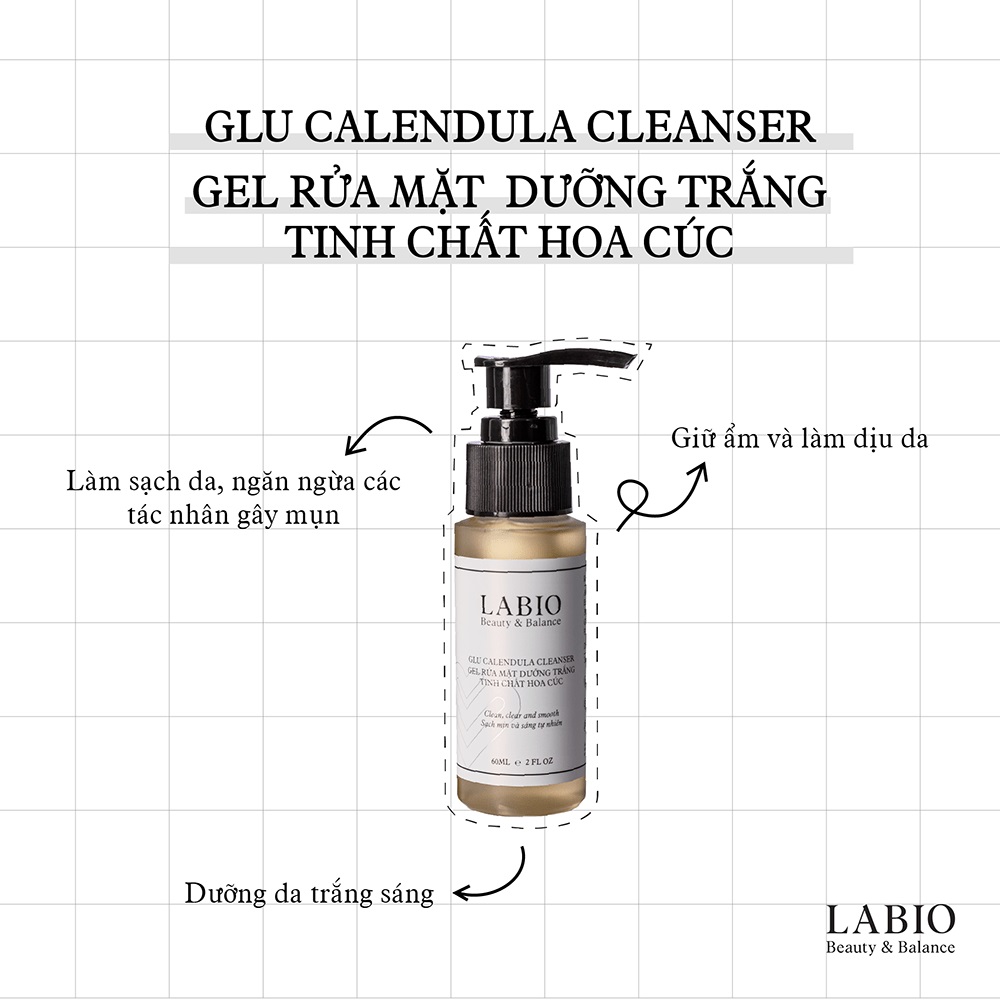 Labio - Glu Calendula Cleanser - hinh 03
