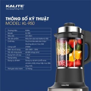 Máy Nấu Sữa Hạt Kalite KL950 - hinh 07