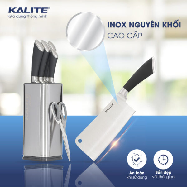 Bộ dao kéo inox Kalite KL-191 - hinh 011