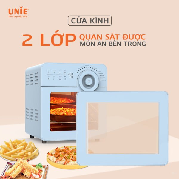 Nồi chiên không dầu UNIE SKY BLUE - hinh 010