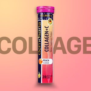 viên sủi Demosana Collagen +VitaminC Vị Đào -hinh 01