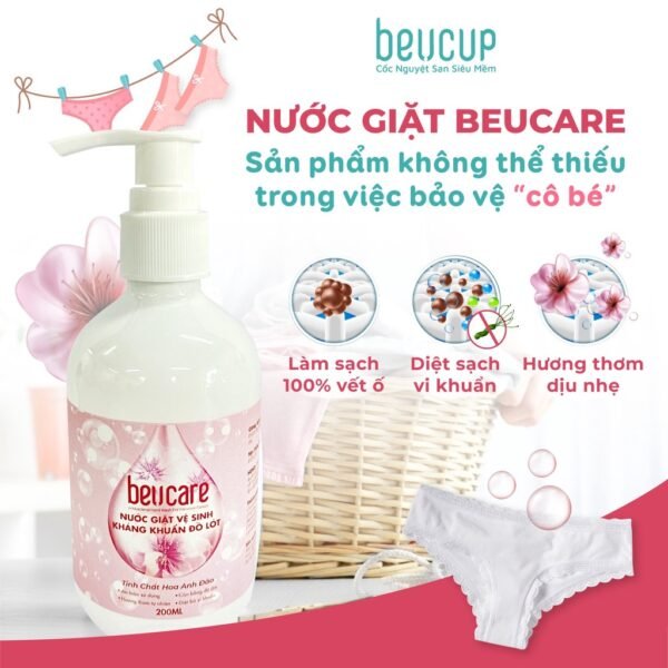 Nước Giặt Đồ Lót Chuyên Dụng BeUcare 200ml - hinh 03