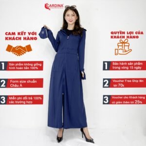 Áo Chống Nắng Nữ CARDINA 2 Lớp - hinh 02