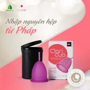Cốc Nguyệt San Claricup Màu Hồng - hinh 03