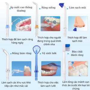 Máy Tăm Nước Unifeel HF-6E Cầm Tay - hinh 06
