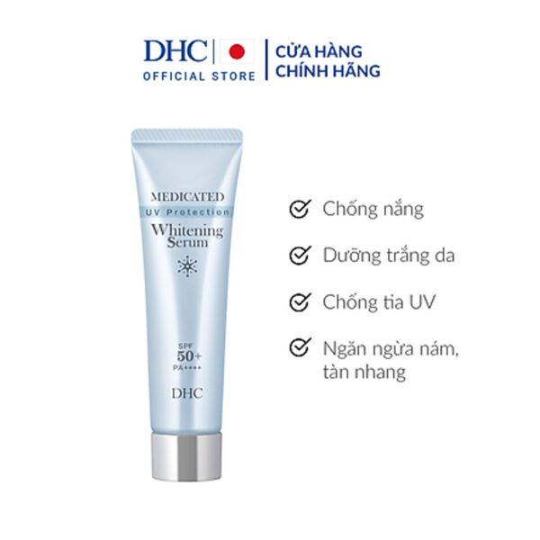 Serum chống nắng làm trắng DHC UV Protection Whitening Serum - hinh 04
